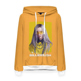 Женская толстовка 3D с принтом Billie Eilish в Рязани, 100% полиэстер  | двухслойный капюшон со шнурком для регулировки, мягкие манжеты на рукавах и по низу толстовки, спереди карман-кенгуру с мягким внутренним слоем. | at | billie | don’t | eilish | electronic | eyes | me | music | ocean | pirate | smile | synthpop | usa | айлиш | билли | музыка | пайрэт | синти поп | сша | электронная | электропоп