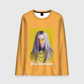 Мужской лонгслив 3D с принтом Billie Eilish в Рязани, 100% полиэстер | длинные рукава, круглый вырез горловины, полуприлегающий силуэт | at | billie | don’t | eilish | electronic | eyes | me | music | ocean | pirate | smile | synthpop | usa | айлиш | билли | музыка | пайрэт | синти поп | сша | электронная | электропоп