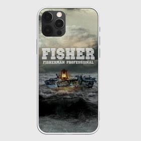 Чехол для iPhone 12 Pro Max с принтом Профессиональный рыбак в Рязани, Силикон |  | fish | fisher | fisherman | fishman | анорак | костюм для рыбалки | костюм рыбака | лодка | непогода | подарок рыбаку | профессиональный рыбак | рыба | рыбаку | рыбалка | рыбацкая | шторм | шхуна