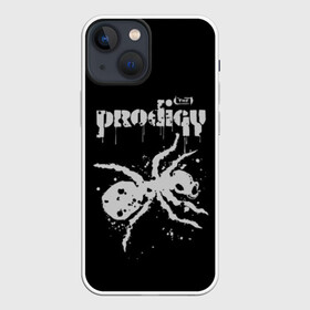 Чехол для iPhone 13 mini с принтом The Prodigy логотип в Рязани,  |  | 2019 | album | art | break | dance | logo | music | prodigy | брейк | граффити | группа | заставка | лого | логотип | музыка | муравей | новый альбом | обложка альбома | продиджи