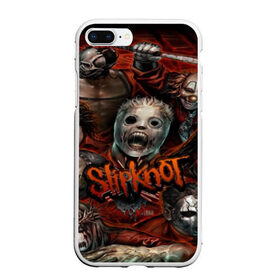 Чехол для iPhone 7Plus/8 Plus матовый с принтом Slipknot в Рязани, Силикон | Область печати: задняя сторона чехла, без боковых панелей | альтернативный | американская | глэм | готик | гранж | группа | метал | модные | музыка | пост | рок | хард