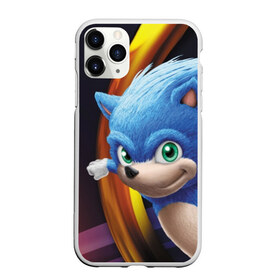 Чехол для iPhone 11 Pro матовый с принтом Sonic в Рязани, Силикон |  | blue | hedgehog | movie | sonic | ёжик | синий | соник | фильм