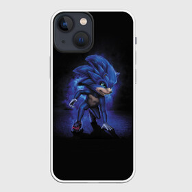 Чехол для iPhone 13 mini с принтом Соник в Рязани,  |  | blue | hedgehog | movie | sonic | ёжик | синий | соник | фильм