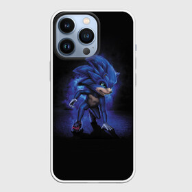 Чехол для iPhone 13 Pro с принтом Соник в Рязани,  |  | blue | hedgehog | movie | sonic | ёжик | синий | соник | фильм