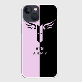 Чехол для iPhone 13 mini с принтом BTS A.R.M.Y в Рязани,  |  | army | bad | boy | bts | btsarmy | exo | jhope | jimin | jin | jungkook | k pop | kpop | mon | monster | rap | suga | wings | бтс | кпоп | поп