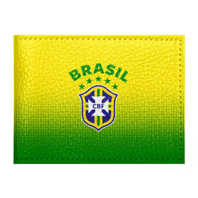 Обложка для студенческого билета с принтом Бразилия в Рязани, натуральная кожа | Размер: 11*8 см; Печать на всей внешней стороне | brasil | brazil | бразилия | бразильская сборная | сборная бразилии | сборная бразилии по футболу | сборные | форма | футбол | футбольные сборные | чемпиона | чемпионат мира