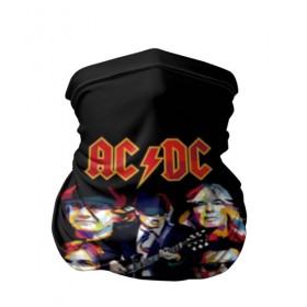 Бандана-труба 3D с принтом AC/DC в Рязани, 100% полиэстер, ткань с особыми свойствами — Activecool | плотность 150‒180 г/м2; хорошо тянется, но сохраняет форму | австралийская | ангус янг | блюз | группа | малькольм янг | рок | рок н ролл | стиви янг | хард