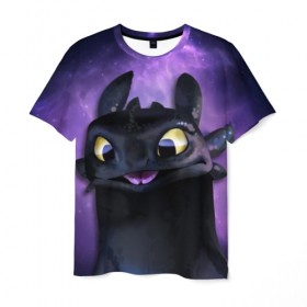 Мужская футболка 3D ночная фурия: в Рязани, 100% полиэфир | прямой крой, круглый вырез горловины, длина до линии бедер | Тематика изображения на принте: how to train your dragon | night fury | беззубик | дракон | как приручить дракона | ночная фурия