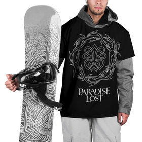 Накидка на куртку 3D с принтом Paradise Lost в Рязани, 100% полиэстер |  | Тематика изображения на принте: metal | paradise lost | готик метал | готик рок | группы | дум метал | дэт дум | метал | музыка | рок