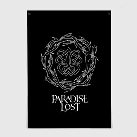 Постер с принтом Paradise Lost в Рязани, 100% бумага
 | бумага, плотность 150 мг. Матовая, но за счет высокого коэффициента гладкости имеет небольшой блеск и дает на свету блики, но в отличии от глянцевой бумаги не покрыта лаком | metal | paradise lost | готик метал | готик рок | группы | дум метал | дэт дум | метал | музыка | рок