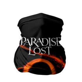 Бандана-труба 3D с принтом Paradise Lost в Рязани, 100% полиэстер, ткань с особыми свойствами — Activecool | плотность 150‒180 г/м2; хорошо тянется, но сохраняет форму | Тематика изображения на принте: 