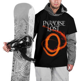 Накидка на куртку 3D с принтом Paradise Lost в Рязани, 100% полиэстер |  | Тематика изображения на принте: 