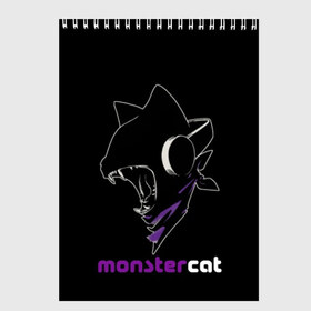 Скетчбук с принтом Monstercat в Рязани, 100% бумага
 | 48 листов, плотность листов — 100 г/м2, плотность картонной обложки — 250 г/м2. Листы скреплены сверху удобной пружинной спиралью | Тематика изображения на принте: monstercat | клуб | клубная музыка | кот | котенок | кошка | лейбл | монстар | монстар кет | монстер | музыка | танцевальная музыка | электронная | электронная музыка