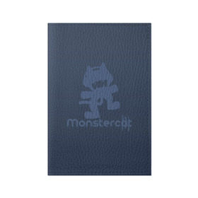 Обложка для паспорта матовая кожа с принтом Monstercat в Рязани, натуральная матовая кожа | размер 19,3 х 13,7 см; прозрачные пластиковые крепления | Тематика изображения на принте: monstercat | клуб | клубная музыка | кот | котенок | кошка | лейбл | монстар | монстар кет | монстер | музыка | танцевальная музыка | электронная | электронная музыка