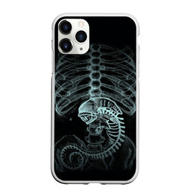 Чехол для iPhone 11 Pro Max матовый с принтом Чужой на Рентгене в Рязани, Силикон |  | Тематика изображения на принте: alien | больница | больной | внутренний мир | врач | клиника | кости | пациент | ребра | рентген | скелет | снимок | хищник