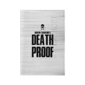 Обложка для паспорта матовая кожа с принтом Death Proof в Рязани, натуральная матовая кожа | размер 19,3 х 13,7 см; прозрачные пластиковые крепления | Тематика изображения на принте: death proof | quentin | tarantino | квентин тарантино | тарантино