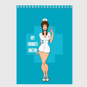 Скетчбук с принтом Sexy nurse в Рязани, 100% бумага
 | 48 листов, плотность листов — 100 г/м2, плотность картонной обложки — 250 г/м2. Листы скреплены сверху удобной пружинной спиралью | Тематика изображения на принте: beautiful | brunette | eyes | figure | girl | green | holding | holiday | legs | long | medical | medicine | nurse | perfect | short | straight | worker | брюнетка | глаза | девушка | держит | длинные | зелёные | идеальная | короткий | красивая | медицина