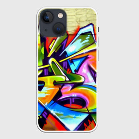 Чехол для iPhone 13 mini с принтом Кислота в Рязани,  |  | felipe pantone | grafiti | paint | street art | urban | город | граффити | искусство | кирпичи | краски | рисунки | стена | улицы | уличное искусство