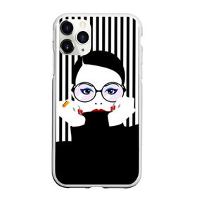 Чехол для iPhone 11 Pro матовый с принтом Fashion girl в Рязани, Силикон |  | art | beautiful | black | black and white | bright | d | fashion | girl | gold | graphic | pop art | ring | round | woman | young | брюнетка | девушка | женщина | золото | искусство | кольцо | красивая | макияж | маникюр | мода | молодая | очки 