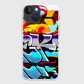 Чехол для iPhone 13 mini с принтом urban neon в Рязани,  |  | felipe pantone | grafiti | paint | street art | urban | город | граффити | искусство | кирпичи | краски | рисунки | стена | улицы | уличное искусство