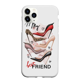 Чехол для iPhone 11 Pro Max матовый с принтом My best friends в Рязани, Силикон |  | art | best | black | drops | fashion | font | friends | hearts | high | inscription | leather | leopard | model | my | red | shoes | text | бежевый | высокий | друзья | женские | искусство | каблук | капли | кляксы | кожа | красный | леопардовый | лучшие 