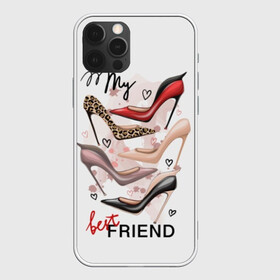 Чехол для iPhone 12 Pro Max с принтом My best friends в Рязани, Силикон |  | art | best | black | drops | fashion | font | friends | hearts | high | inscription | leather | leopard | model | my | red | shoes | text | бежевый | высокий | друзья | женские | искусство | каблук | капли | кляксы | кожа | красный | леопардовый | лучшие 