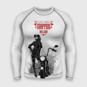 Мужской рашгард 3D с принтом Choppers в Рязани,  |  | beautiful | black | choppers | emblem | font | girl | helmet | inscription | leather | motorcycle | rider | spl | spots | stars | woman | young | брызги | девушка | женщина | звезды | кожа | комбинезон | красивая | молодая | мотоцикл | мотоциклистка | над