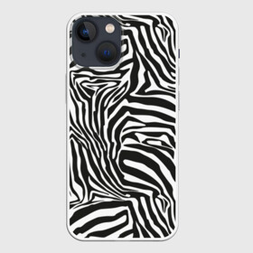 Чехол для iPhone 13 mini с принтом Полосы зебры в Рязани,  |  | abstraction | african | animal | black and white | camouflage | disguise | skin | stripes | zebra | абстракция | африканская | животное | зебры | камуфляж | маскировка | полосы | черно белый