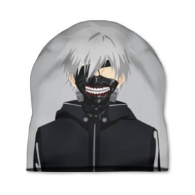 Шапка 3D с принтом Kaneki Ken в Рязани, 100% полиэстер | универсальный размер, печать по всей поверхности изделия | ghoul | kaneki | ken | tokyo | гуль | канеки | кен | токийский