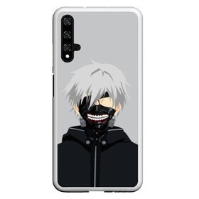 Чехол для Honor 20 с принтом Kaneki Ken в Рязани, Силикон | Область печати: задняя сторона чехла, без боковых панелей | Тематика изображения на принте: ghoul | kaneki | ken | tokyo | гуль | канеки | кен | токийский