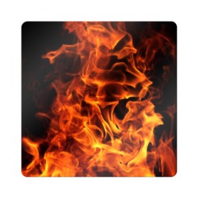 Магнит виниловый Квадрат с принтом огонь в Рязани, полимерный материал с магнитным слоем | размер 9*9 см, закругленные углы | fire | flame | in fire | smoke | в огне | дым | огненный | огонь | текстуры