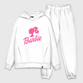 Мужской костюм хлопок OVERSIZE с принтом Barbie в Рязани,  |  | barbara | barbie | beauty | doll | girl | idol | perfect | pink | pop | toy | usa | woman | барбара | барби | девушка | игрушка | кукла | поп идол | розовый | силуэт | сша