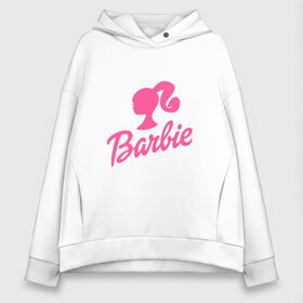 Женское худи Oversize хлопок с принтом Barbie в Рязани, френч-терри — 70% хлопок, 30% полиэстер. Мягкий теплый начес внутри —100% хлопок | боковые карманы, эластичные манжеты и нижняя кромка, капюшон на магнитной кнопке | barbara | barbie | beauty | doll | girl | idol | perfect | pink | pop | toy | usa | woman | барбара | барби | девушка | игрушка | кукла | поп идол | розовый | силуэт | сша