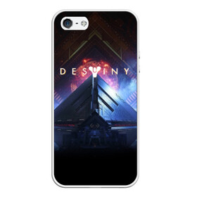 Чехол для iPhone 5/5S матовый с принтом DESTINY в Рязани, Силикон | Область печати: задняя сторона чехла, без боковых панелей | Тематика изображения на принте: bungie | cayde 6 | cyd6 | destiny | destiny 2 | forsaken | gambit | hunter | titan | warlock | банги | варлок | габмит | дестини | дестини 2 | зур | кейд | кейд 6 | отвергнутые | охотник | титан | туз