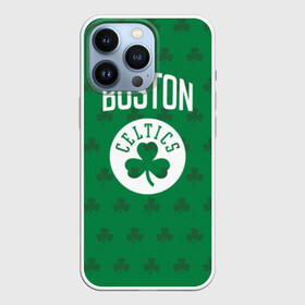 Чехол для iPhone 13 Pro с принтом Boston Celtics в Рязани,  |  | boston | boston celtics | celtics | бостон | бостон селтикс