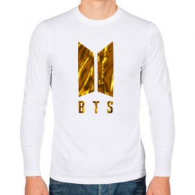 Мужской лонгслив хлопок с принтом BTS GOLDEN в Рязани, 100% хлопок |  | bangtan boys | bt21 | bts | bts army | bts stickers | j hope | jimin | jin | jungkook | k pop | rap monster | rapmon | suga | v | бтс | корея | стикеры bts