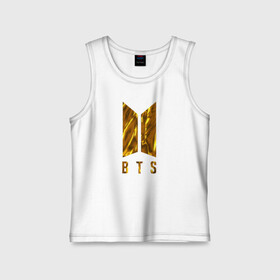 Детская майка хлопок с принтом BTS GOLDEN в Рязани,  |  | bangtan boys | bt21 | bts | bts army | bts stickers | j hope | jimin | jin | jungkook | k pop | rap monster | rapmon | suga | v | бтс | корея | стикеры bts