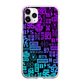 Чехол для iPhone 11 Pro матовый с принтом BTS в Рязани, Силикон |  | bangtan boys | bt21 | bts | bts army | bts stickers | j hope | jimin | jin | jungkook | k pop | rap monster | rapmon | suga | v | бтс | корея | стикеры bts