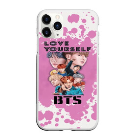 Чехол для iPhone 11 Pro матовый с принтом Bts Army Art в Рязани, Силикон |  | bangtan | boy | j hope | jimin | jin | jungkook | korea | luv | rm | suga | v | with | бтс | кей | поп