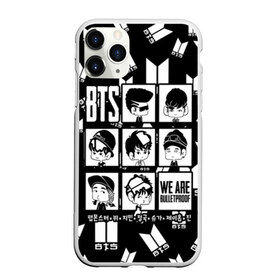 Чехол для iPhone 11 Pro матовый с принтом BTS WE ARE BULLETPROOF в Рязани, Силикон |  | bangtan | boy | j hope | jimin | jin | jungkook | korea | luv | rm | suga | v | with | бтс | кей | поп