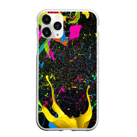 Чехол для iPhone 11 Pro матовый с принтом Взрыв Красок в Рязани, Силикон |  | Тематика изображения на принте: 1 мая | 2019 | 2020 | neon | брызги | брызги красок | в подарок | веселая | весна | клубная | краска | краски | красочная | летняя | лето | неон | неоновые цвета | подарок | праздник | пятна краски | сочная | яркая