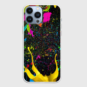 Чехол для iPhone 13 Pro Max с принтом Взрыв Красок в Рязани,  |  | 1 мая | 2019 | 2020 | neon | брызги | брызги красок | в подарок | веселая | весна | клубная | краска | краски | красочная | летняя | лето | неон | неоновые цвета | подарок | праздник | пятна краски | сочная | яркая