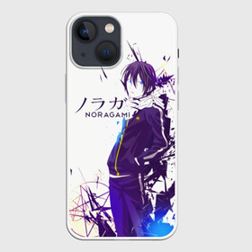 Чехол для iPhone 13 mini с принтом NORAGAMI Yato blue в Рязани,  |  | anime | noragami | аниме | бездомный бог | манга | норагами | хиёри ики | ято