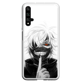 Чехол для Honor 20 с принтом Kaneki Ken в Рязани, Силикон | Область печати: задняя сторона чехла, без боковых панелей | Тематика изображения на принте: anteiku | ghoul | kaneki | ken | tokyo | антейку | гуль | канеки | кен | токийский