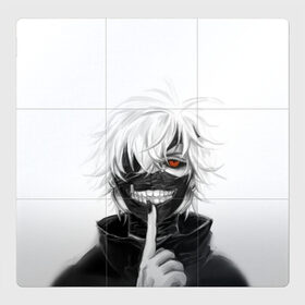 Магнитный плакат 3Х3 с принтом Kaneki Ken в Рязани, Полимерный материал с магнитным слоем | 9 деталей размером 9*9 см | anteiku | ghoul | kaneki | ken | tokyo | антейку | гуль | канеки | кен | токийский