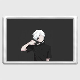 Магнит 45*70 с принтом Kaneki Ken в Рязани, Пластик | Размер: 78*52 мм; Размер печати: 70*45 | anteiku | ghoul | kaneki | ken | tokyo | антейку | гуль | канеки | кен | токийский