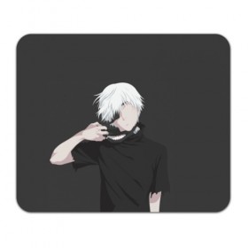 Коврик для мышки прямоугольный с принтом Kaneki Ken в Рязани, натуральный каучук | размер 230 х 185 мм; запечатка лицевой стороны | anteiku | ghoul | kaneki | ken | tokyo | антейку | гуль | канеки | кен | токийский