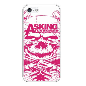 Чехол для iPhone 5/5S матовый с принтом Asking Alexandria в Рязани, Силикон | Область печати: задняя сторона чехла, без боковых панелей | aa | ben bruce | death | destiny | from | metal | rock | sumerian | to | йорк | метал | рок | хард | хеви | электроникор