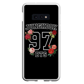 Чехол для Samsung S10E с принтом JUNGKOOK 97 BTS в Рязани, Силикон | Область печати: задняя сторона чехла, без боковых панелей | Тематика изображения на принте: bangtan | bighit | boy | fake love | j hope | jimin | jin | jungkook | korea | kpop | live | luv | mic drop | rm | suga | v | with | бтс | кей | поп