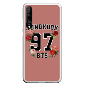 Чехол для Honor P30 с принтом JUNGKOOK 97 BTS в Рязани, Силикон | Область печати: задняя сторона чехла, без боковых панелей | Тематика изображения на принте: bangtan | bighit | boy | fake love | j hope | jimin | jin | jungkook | korea | kpop | live | luv | mic drop | rm | suga | v | with | бтс | кей | поп